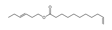 (Z)-hex-3-enyl undec-10-enoate Structure