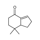 5,5-dimethylbicyclo(4.3.0)nona-Δ1,9-en-2-one结构式