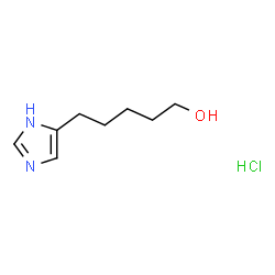 5-(1H-IMIDAZOL-4-YL)-PENTAN-1-OL HCL结构式