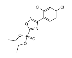 diethyl (3-(2,4-dichlorophenyl)-1,2,4-oxadiazol-5-yl)phosphonate结构式