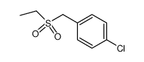 ethyl-(4-chloro-benzyl)-sulfone Structure