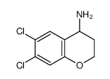 6,7-DICHLORO-CHROMAN-4-YLAMINE structure