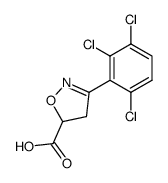 3-(2,3,6-trichlorophenyl)-4,5-dihydroisoxazole-5-carboxylic acid Structure