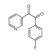 1-(4-fluorophenyl)-2-pyridin-3-ylethane-1,2-dione结构式