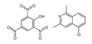 5-chloro-1,3-dimethylisoquinoline,2,4,6-trinitrophenol结构式