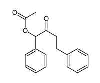 (2-oxo-1,4-diphenylbutyl) acetate Structure