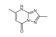 2,5-dimethyl-1,2,4-triazolo(1,5-a)-7(4H)-pyrimidone structure