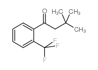 3,3-DIMETHYL-2'-TRIFLUOROMETHYLBUTYROPHENONE Structure