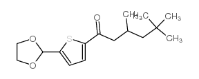 5-(1,3-DIOXOLAN-2-YL)-2-THIENYL 2,4,4-TRIMETHYLPENTYL KETONE结构式