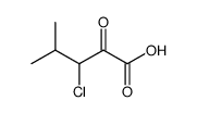 Pentanoic acid,3-chloro-4-methyl-2-oxo- structure