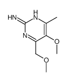 5-methoxy-4-(methoxymethyl)-6-methylpyrimidin-2-amine Structure