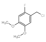 4,5-DIMETHOXY-2-FLUOROBENZYL CHLORIDE Structure