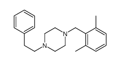 1-[(2,6-dimethylphenyl)methyl]-4-(2-phenylethyl)piperazine Structure