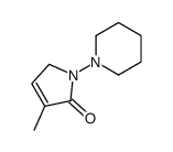 4-methyl-1-piperidin-1-yl-2H-pyrrol-5-one Structure