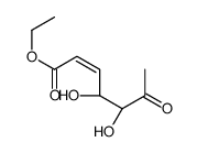 ethyl (4S,5R)-4,5-dihydroxy-6-oxohept-2-enoate结构式