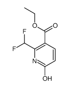 ethyl 2-(difluoromethyl)-6-oxo-1H-pyridine-3-carboxylate结构式