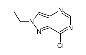 7-氯-2-乙基-2H-吡唑并[4,3-d]嘧啶结构式