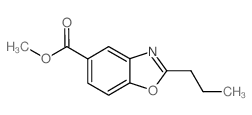 METHYL 2-PROPYLBENZO[D]OXAZOLE-5-CARBOXYLATE structure