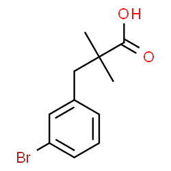 3-(3-bromophenyl)-2,2-dimethylpropanoic acid Structure