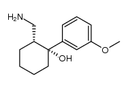 Cyclohexanol, 2-​(aminomethyl)​-​1-​(3-​methoxyphenyl)​-​, (1R,​2R)​ structure