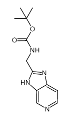 tert-butyl (3H-imidazo[4,5-c]pyridin-2-ylmethyl)-carbamidate结构式