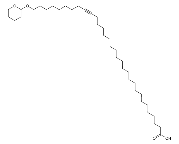 32-(tetrahydropyran-2-yloxy)-23-dotriacontynoic acid结构式