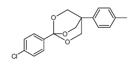 4-(4-chlorophenyl)-1-(4-methylphenyl)-3,5,8-trioxabicyclo[2.2.2]octane Structure