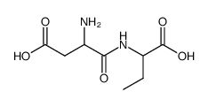 optically inactive 2-α-aspartylamino-butyric acid Structure