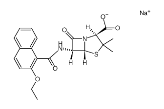 nafcillin sodium Structure