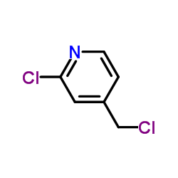 2-氯-4-(氯甲基)吡啶结构式