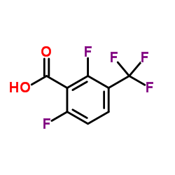 2,6-Difluoro-3-(trifluoromethyl)benzoic acid Structure