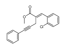 methyl 2-[(2-chlorophenyl)methylidene]-5-phenylpent-4-ynoate Structure