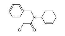 N-benzyl-2-chloro-N-(cyclohex-2-enyl)acetamide Structure