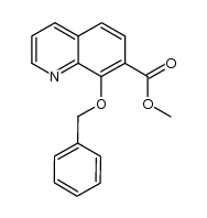 methyl 8-(benzyloxy)quinoline-7-carboxylate Structure