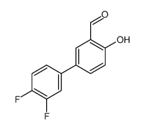 5-(3,4-difluorophenyl)-2-hydroxybenzaldehyde Structure