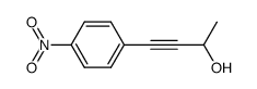 4-(4'-nitrophenyl)-3-butyn-2-ol结构式