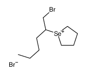 1-(1-bromohexan-2-yl)selenolan-1-ium,bromide Structure