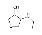 4-(ETHYLAMINO)TETRAHYDROFURAN-3-OL structure