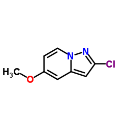 2-Chloro-5-methoxypyrazolo[1,5-a]pyridine结构式