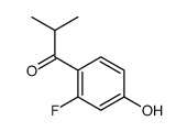 1-(2-Fluoro-4-hydroxyphenyl)-2-methylpropan-1-one结构式