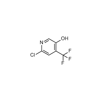 6-Chloro-4-(trifluoromethyl)pyridin-3-ol structure