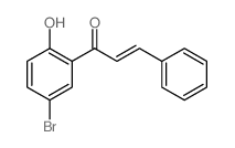 2-Propen-1-one,1-(5-bromo-2-hydroxyphenyl)-3-phenyl-结构式