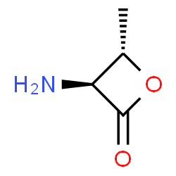 2-Oxetanone,3-amino-4-methyl-,(3S-trans)-(9CI)结构式