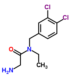 N-(3,4-Dichlorobenzyl)-N-ethylglycinamide结构式