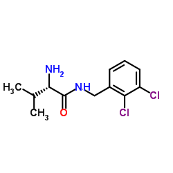 N-(2,3-Dichlorobenzyl)-L-valinamide结构式