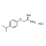 2-(4-Isopropylphenoxy)acetimidamide Hydrochloride Structure