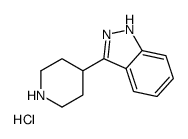 3-piperidin-4-yl-2H-indazole,hydrochloride structure