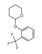 2-[2-(trifluoromethyl)phenoxy]tetrahydro-2H-pyrane Structure