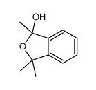 1,3,3-Trimethyl-1,3-dihydroisobenzofuran-1-ol structure