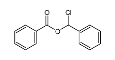 Benzoesaeure-α-chlorbenzylester Structure